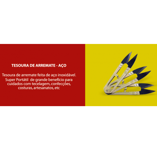 Tesoura de Arremate - Aço